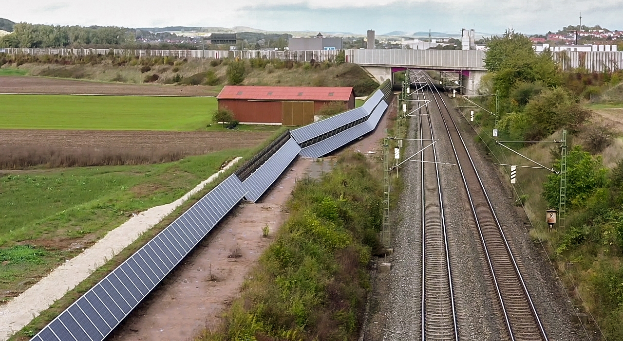 Lärmschutz und Energiegewinnung vereint