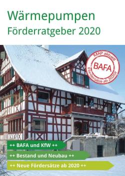 Förderung Wärmepumpen 2020